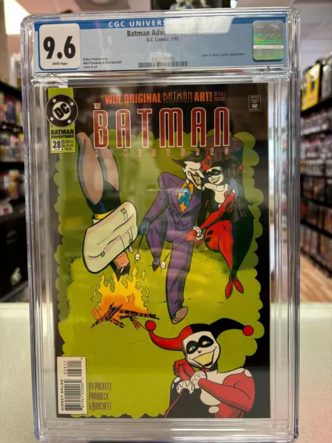 The Batman Adventure #28 (CGC Graded 9.6 White, DC Comics) **Joker/Harlery**