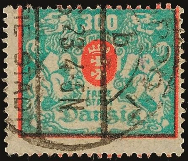16086) Danzig 130II zeitgerecht gestempelt sign. Infla/Oechsner BPP Mi. 100,-