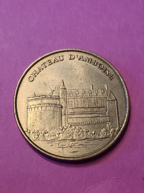 Monnaie De Paris Medaille Jeton Touristique Evm Mdp Chateau D' Amboise 1998
