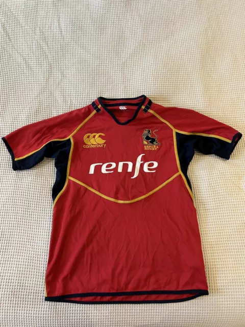 SPAIN NATIONAL TEAM Rugby Union Shirt Jersey Canterbury Size L £0.99 ...