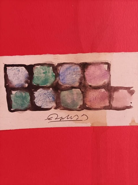 disegno colorato firma da decifrare