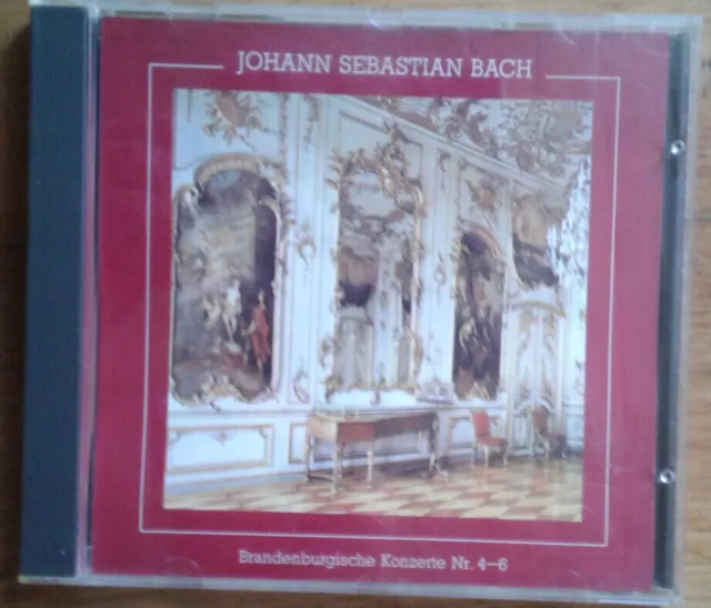 CD Disc Album Johann Sebastian Bach Brandenburgische Konzerte Nr. 4 - 6