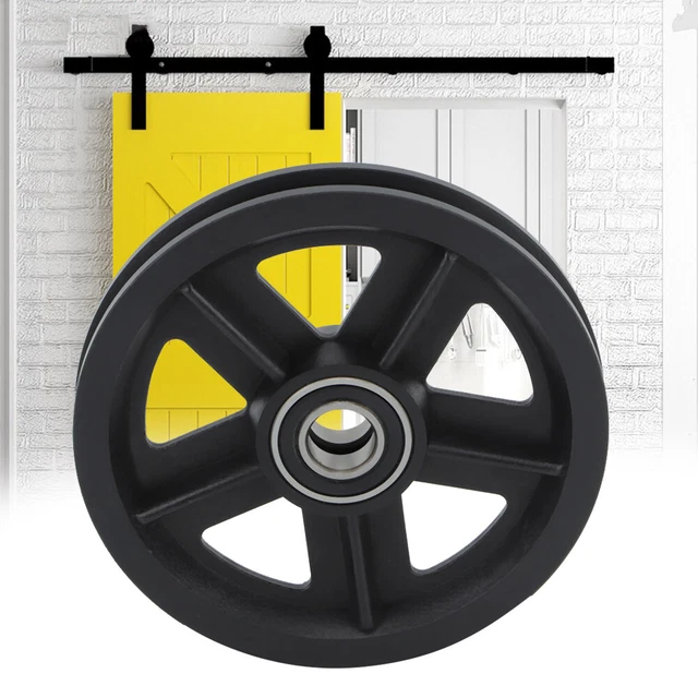 Household Sliding Door Pulley Sliding Barn Door Hardware Roller Hanger Kit GL