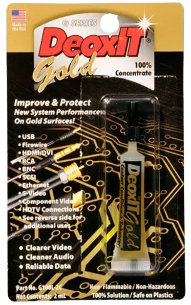 Caig DeoxIT® GOLD CONTACT CLEANING FLUID 2ml TUBE