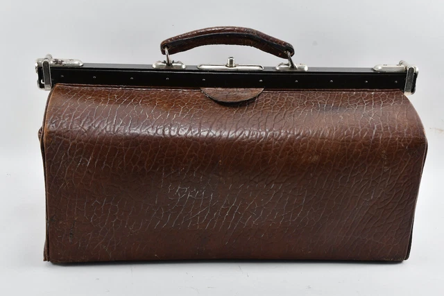 J09N29- Vintage Ledertasche / Arzttasche