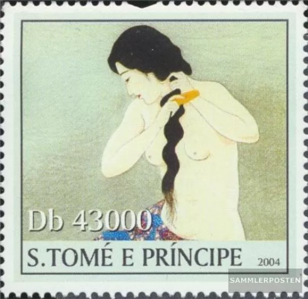 Sao Tome e Principe 2700 (complete issue) MNH 2004 Erotische Paintings