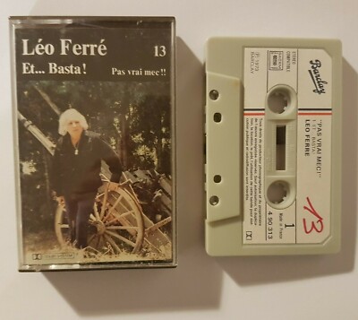 LEO FERRE ▒ COLLECTION CASSETTE BARCLAY N°13 ▒ ET BASTA... 