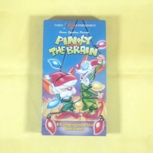 VHS - WB Steven Spielberg Presents A Pinky and The Brain Christmas