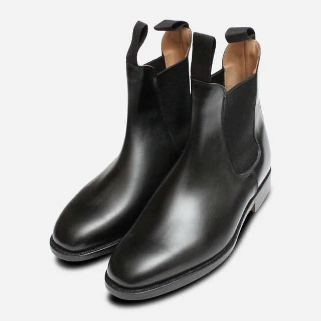 BLACK BROGUE LADIES Chelsea Boots Silvia Trickers 495.00 PicClick UK