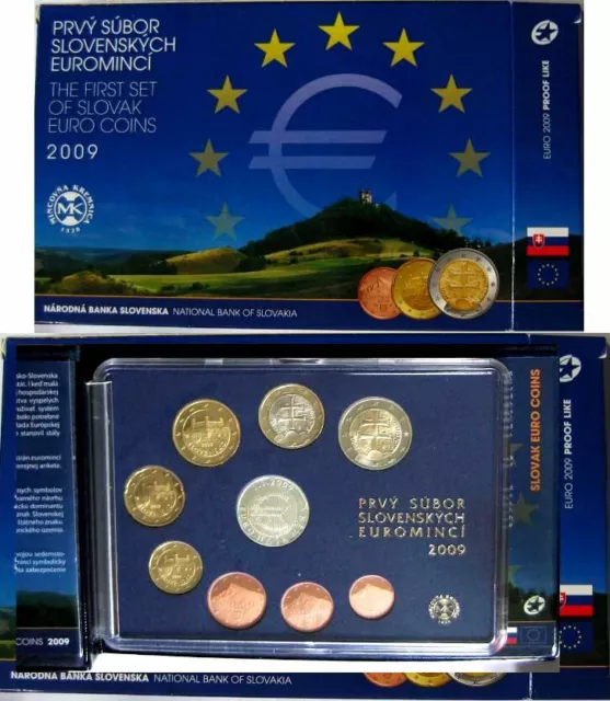 Slowakei Euro KMS 2009 - Proof
