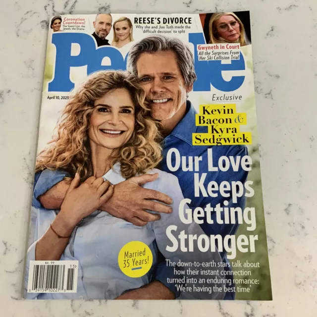 PEOPLE MAGAZINE April 10, 2023 Kevin Bacon & Kyra Sedgwick (Cover