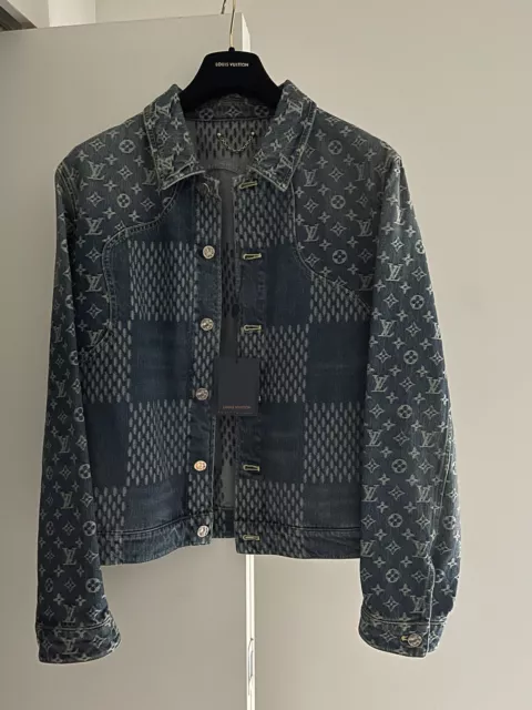 Louis Vuitton® Karakoram Denim Jacket  Japanese denim, Denim jacket, Black  denim jacket