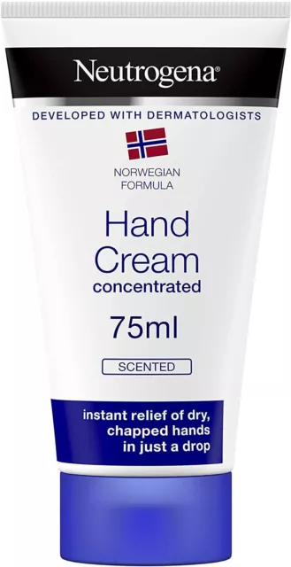 Neutrogena Norwegian Formula Hand Cream 75ml - Glycerin-Enriched, 300 Uses