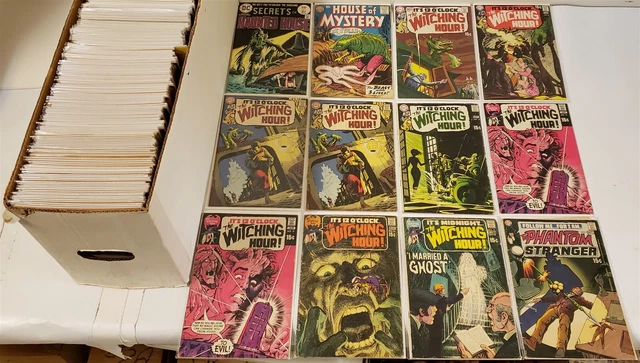 LOT OF (245+) BRONZE AND SILVER AGE DC HORROR COMICS HOUSE OF MYSTERY Avg VG