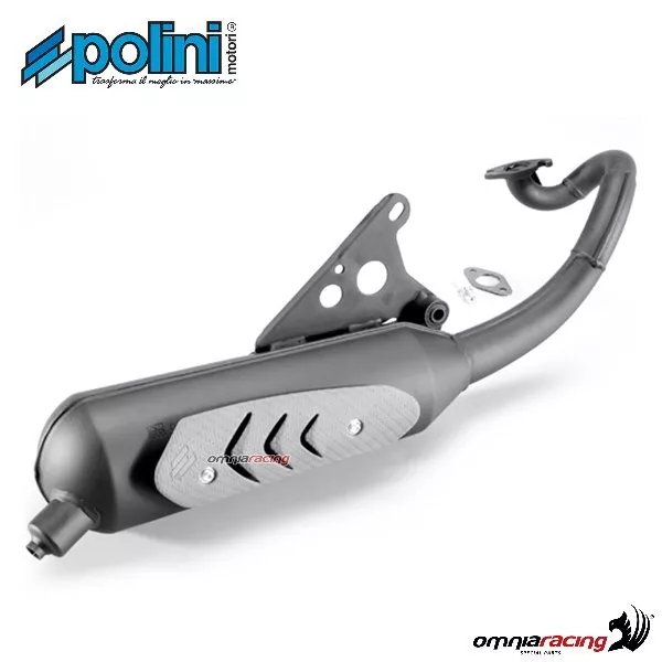 Polini homologated full system muffler for MBK Forte 50 2T