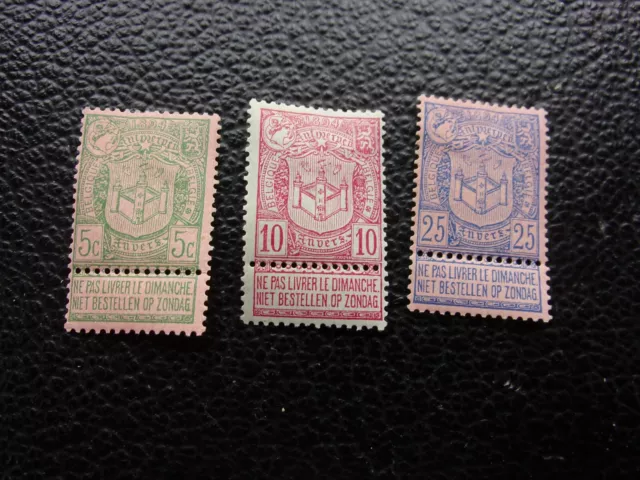 Belgien - Briefmarke Yvert / Tellier N° 68/70 N MH (cyn26)