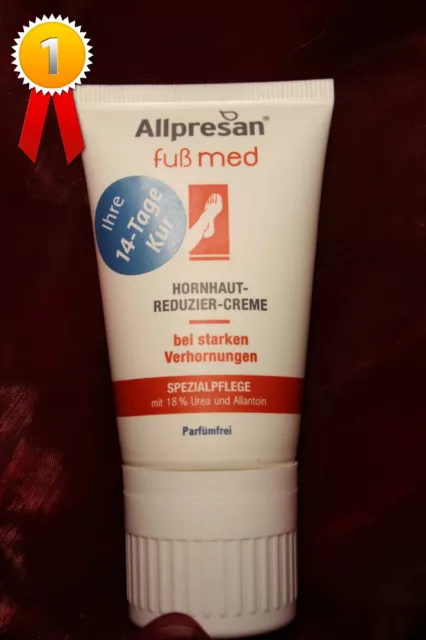 Allpresan Nr.4 Fuß Hornhaut-Reduzier-Creme 40 ml,starker Verhornung mit Urea