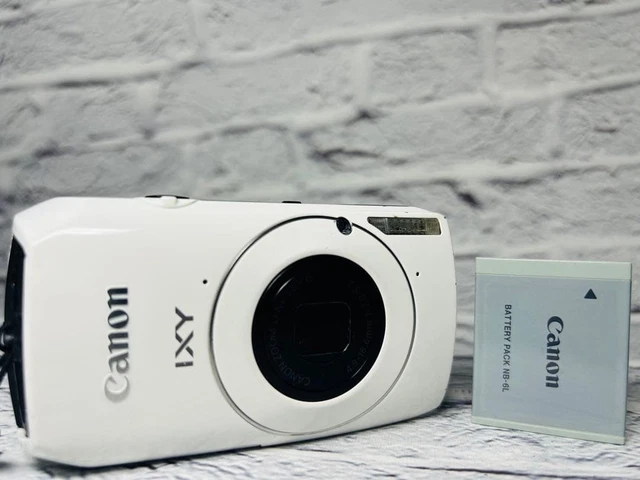 CANON IXY 30S White Compact Digital Camera Tested Working Seller
