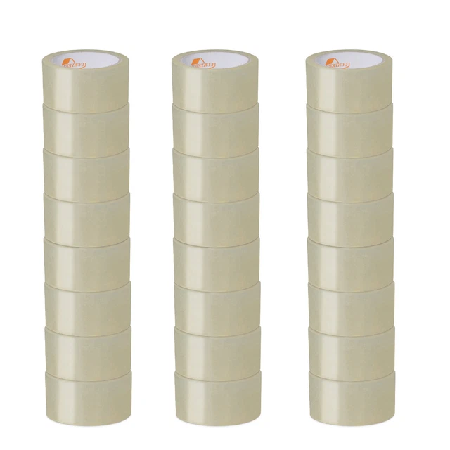 LONABR 6/24 Rolls BOPP Clear Packing Tape 1.89“W Shipping Sealing Warehouse Mall