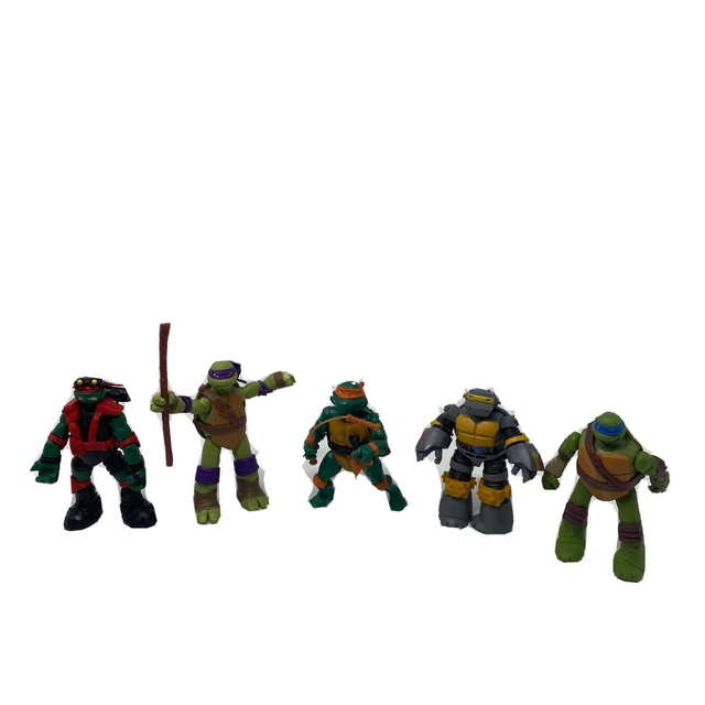 Teenage Mutant Ninja Turtles 5PCS Lot TMNT Action Figures Anime Movie Xmas Gift