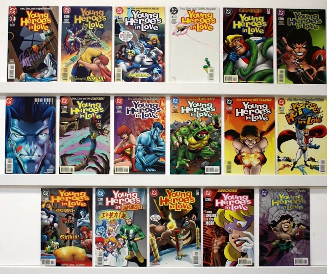 Young Heroes in Love Lot of 17 comics #'s 1-17 STRAIGHT RUN VF or better many NM