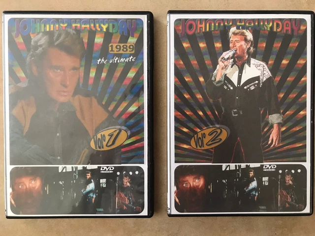 Johnny Hallyday | Ultimate 1989 vol 1 et 2 | 4 DVD | Très Rare