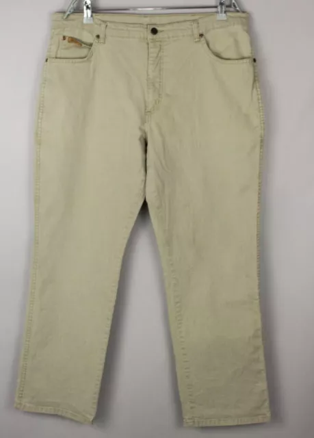 Wrangler Hombre Texas Elástico Recto Pantalón Talla W38 L30