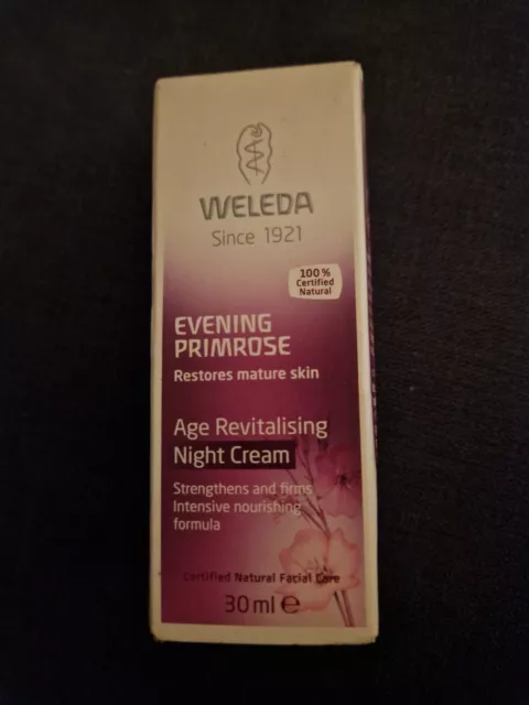 Weleda Evening Primrose Age Revitalising Night Cream 30ml New