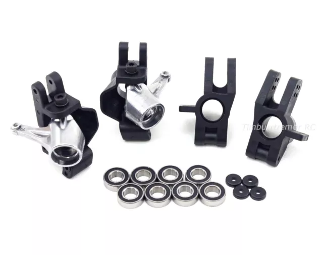 HoBao Hyper 7 TQ Steering Knuckles 20° C-Hub Carriers & Rear Hubs (Ofna 19032)