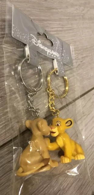 Porte-Clés / Keychain / Schlüsselbund / Llavero Disneyland DUO SIMBA & NALA