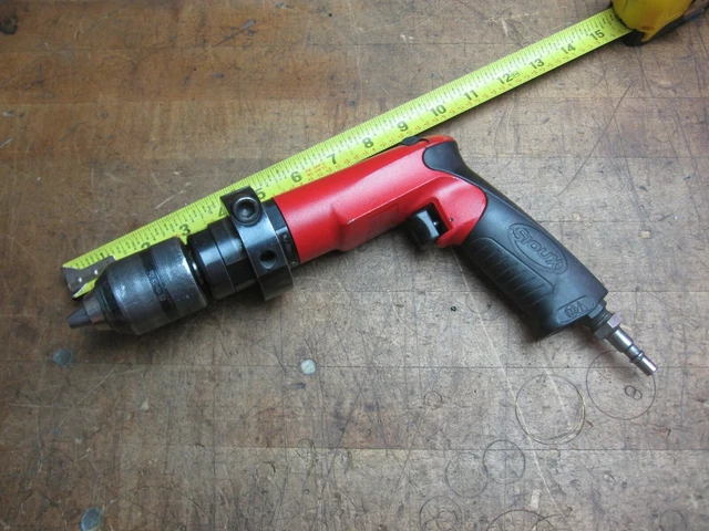 Sioux Tools SDR10P7RK4 1/16"-1/2" Keyless chuck pneumatic air drill 700RPM