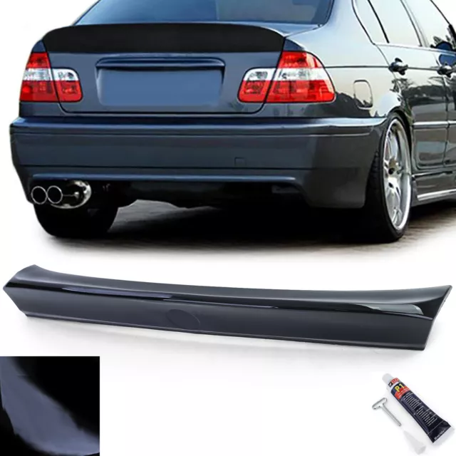 Spoiler Lèvre de Csl Duck Tail Optique Noir Brillant pour BMW E46 Soude 98-05