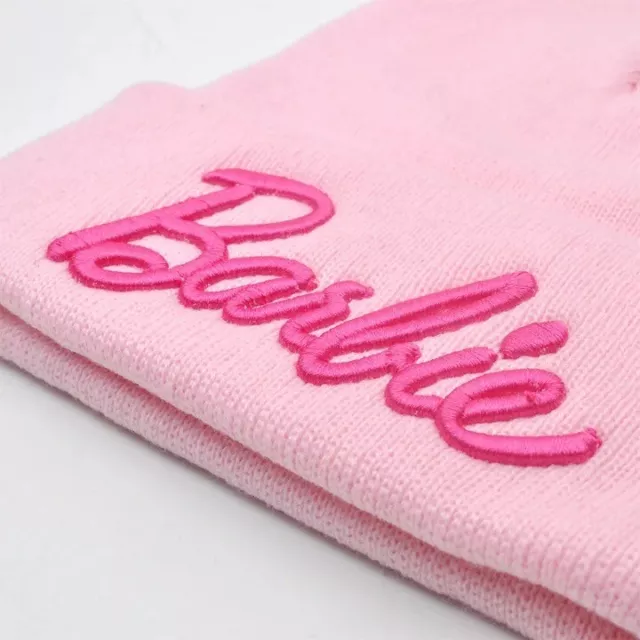 Pink barbie Lettering Beanie Women’s Girls Winter Gift Barbiecore hat Kawaii Y2k