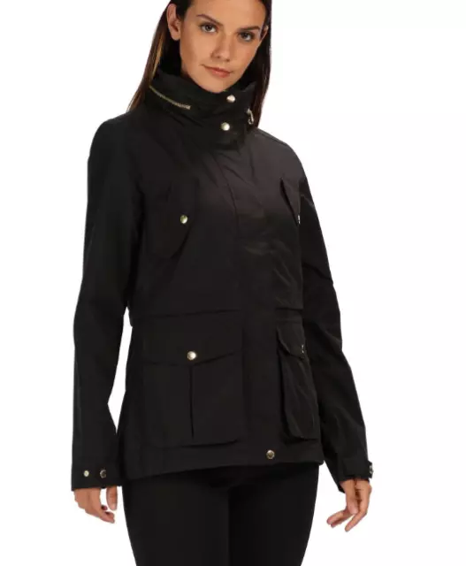 Regatta Nadalia Jacket Coat Womens Black Size UK 12 #REF18