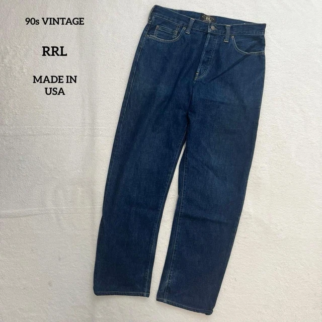 [Rare] RRL “XX model type\" denim pants RALPH LAUREN RRL Vintage 5-Pocket Fit Millville Jean | endource