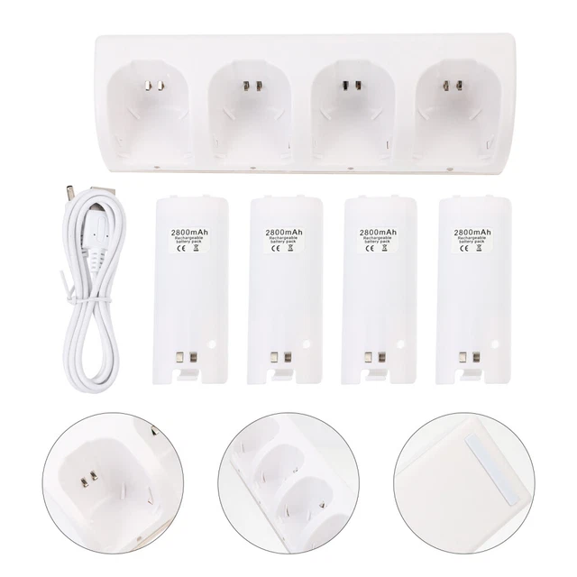 Charging Stand Abs Universal Station Battery Slots Useful Adapter