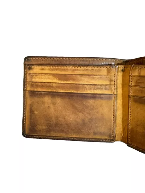 MEN’S CARHARTT BROWN Leather Bifold Wallet $15.00 - PicClick