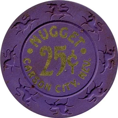 25¢ Nugget Casino Chip (N7793.1) - Carson City, Nevada