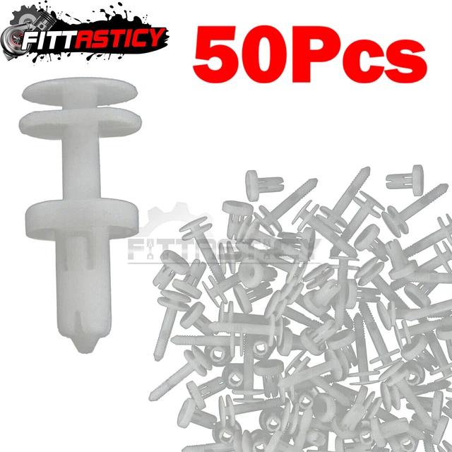 50x Push Type Retainer Clips Door Trim Panel For GM Truck Chevrolet GMC