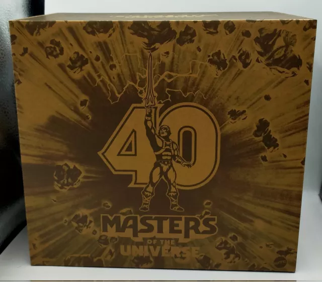 MATTEL CREATION MOTU Origins Masters of the Universe He-Man 40th 4 Pack ...