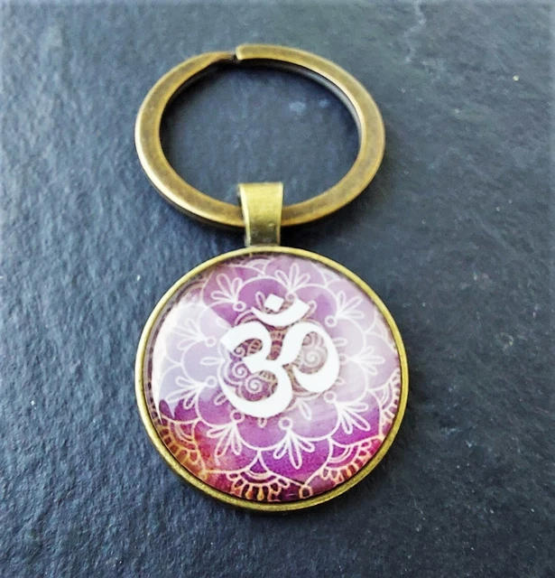Om Schlüsselanhänger, Yoga Schlüsselanhänger