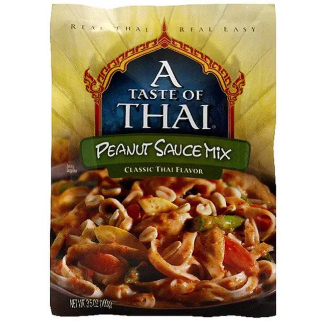 A Taste of Thai Peanut Sauce Mix, 3.5 oz (Pack of 6)