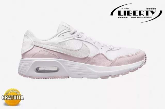 NIKE AIR MAX SC (GS) CZ5358 115 Sneaker ragazza/donna dal 35 al 40 bianco/rosa