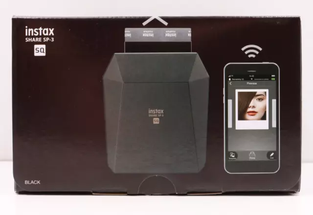 INSTAX SHARE SP-3 BLACK - Smart Phone Printer / Drucker - Schwarz