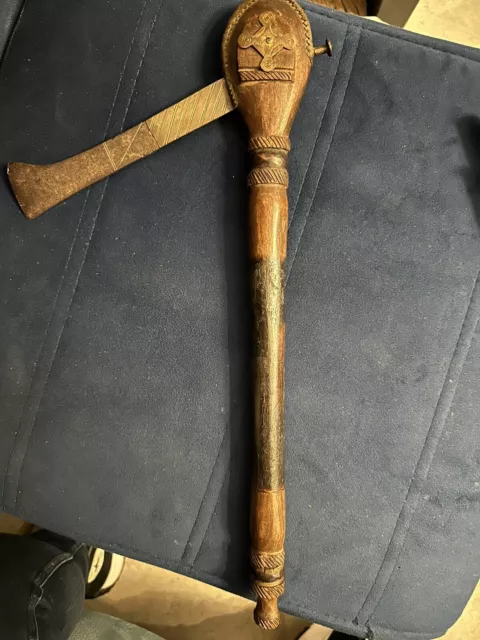 Late-19th Century African Tribal Ceremonial Axe