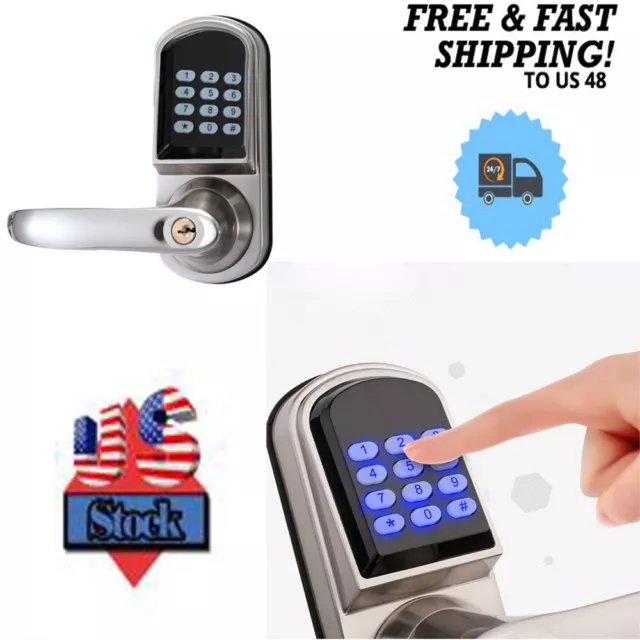 Electronic Smart Code Entry Security Door Lock Keyless keyless lock with MF Card
