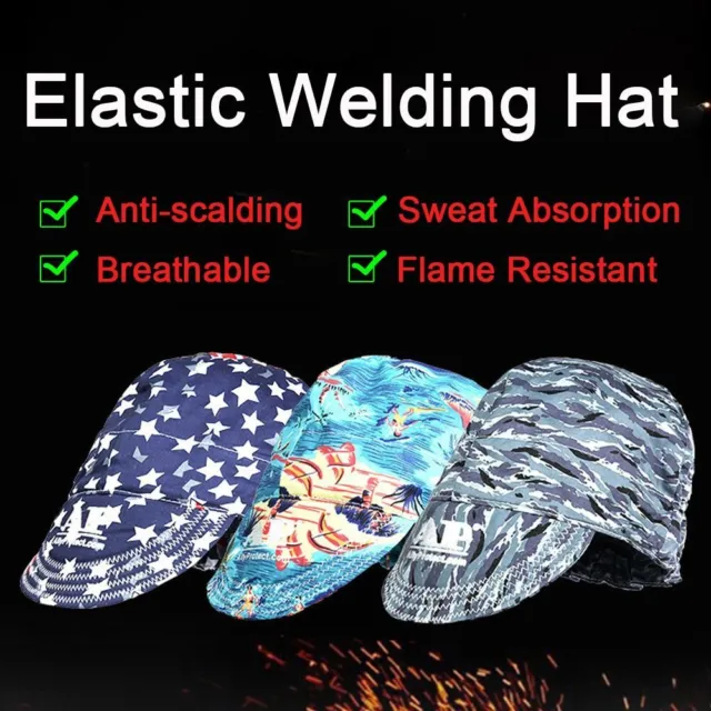 Cappello di saldatura resistente alla fiamma saldatura cappelli protettivi protezione saldatore