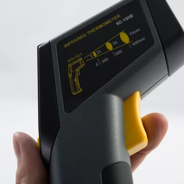 Wide Range Portable Digital Infrared Thermometer Temperature Laser Gun -40℃～580℃ 3