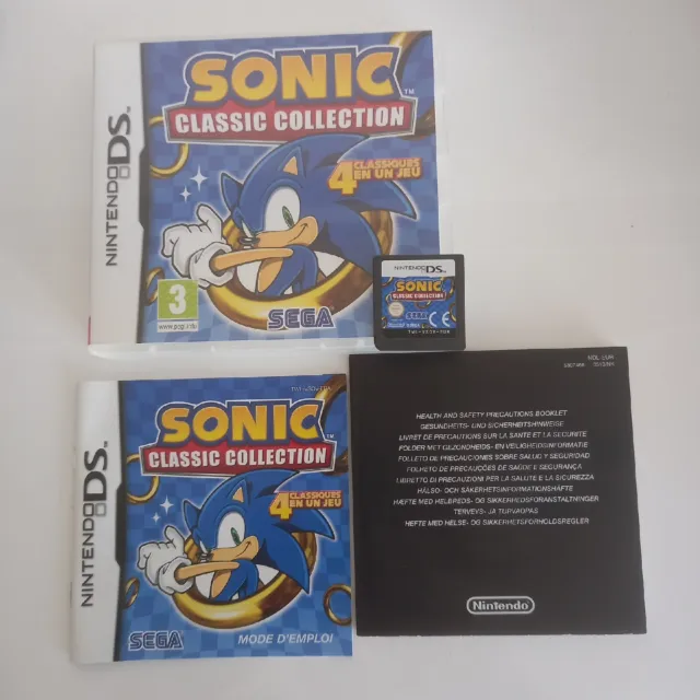 Jeux DS Sonic Classic Collection Complet