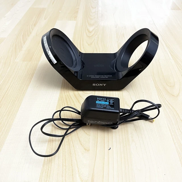 SONY TMRRF970R WIRELESS Headphone RF Stereo Transmitter Charging Base